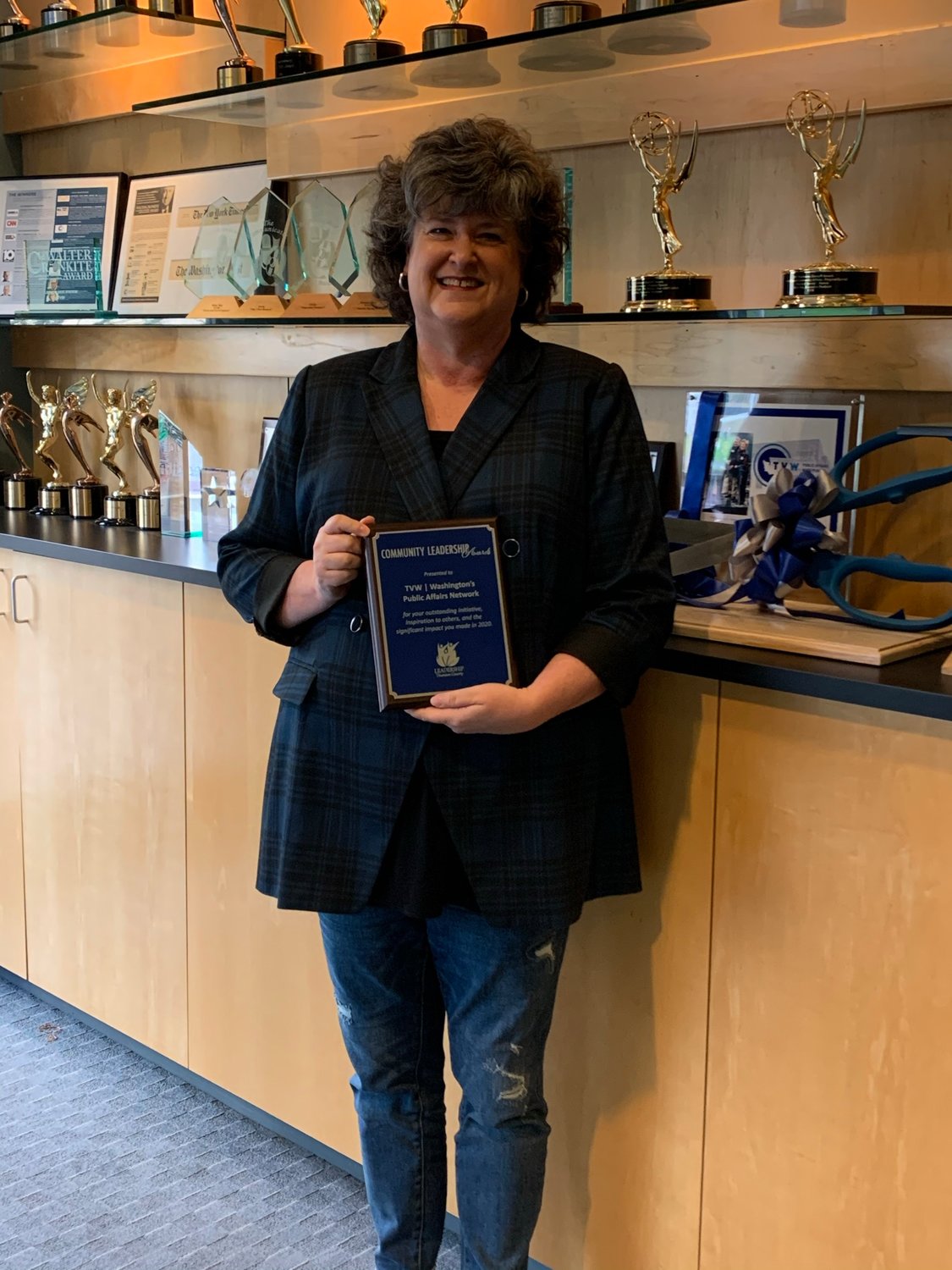 TVW received a 2020 Community Leadership Award from Leadership Thurston County (LTC) for the organization's part in the Thurston Strong initiative.