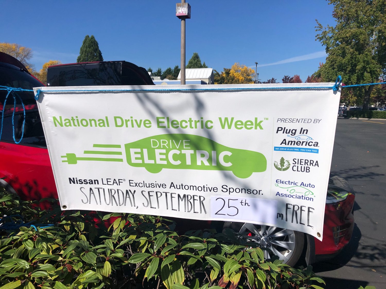 Last week was "National Drive Electric Week" -- but The JOLT was sworn to secrecy in advance of the Flash Mob held Sat, Sept. 25, 2021.