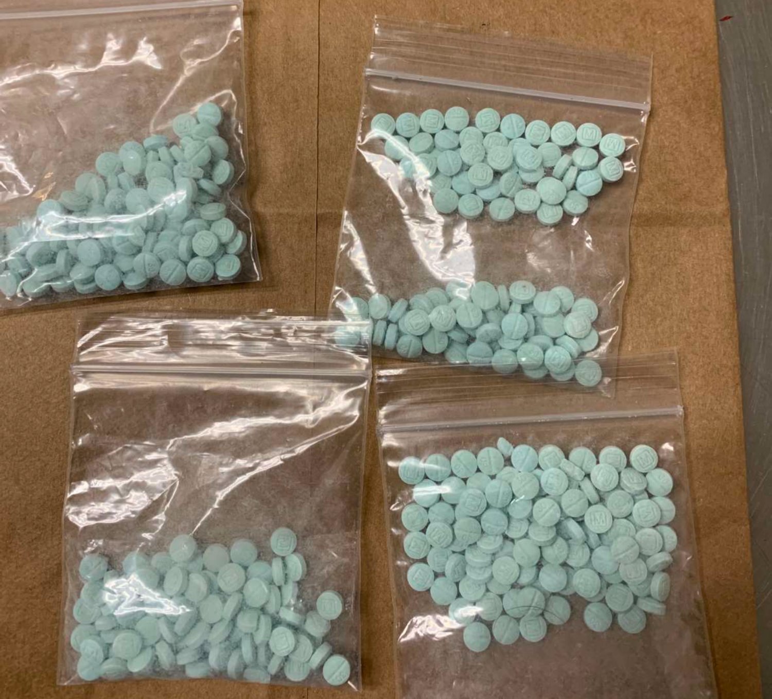 These are the pills found in the vehicle in the possession of Sasha Marie Beell on Jan. 18, 2021, according to Olympia police.